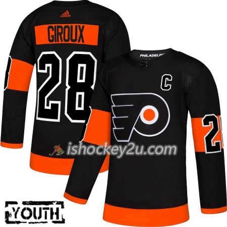 Børn NHL Philadelphia Flyers Trøje Claude Giroux 28 Adidas 2018-19 Alternate Authentic